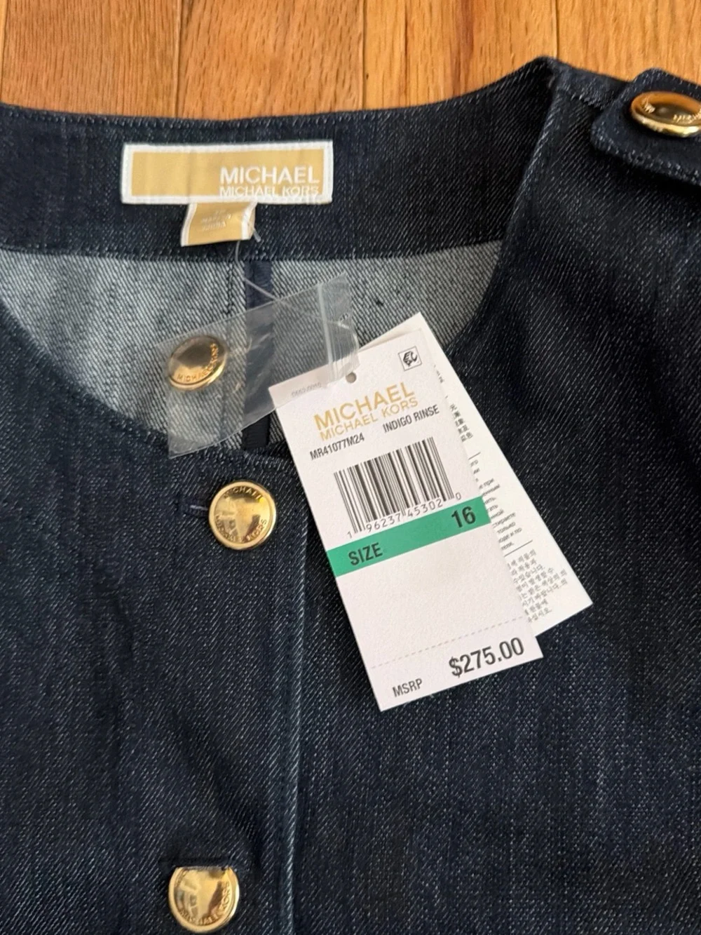 Michael Kors structured navy
